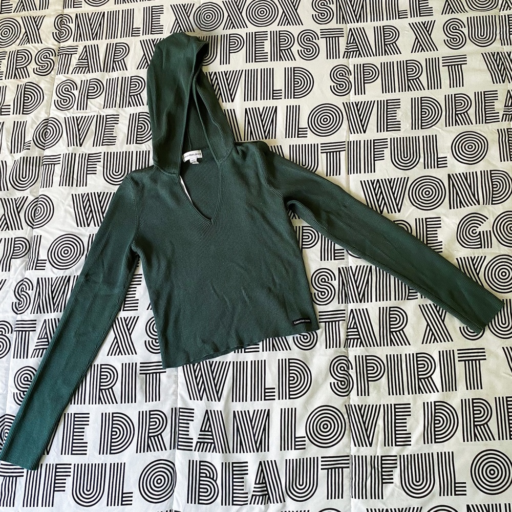 Calvin Klein ribbed crop top